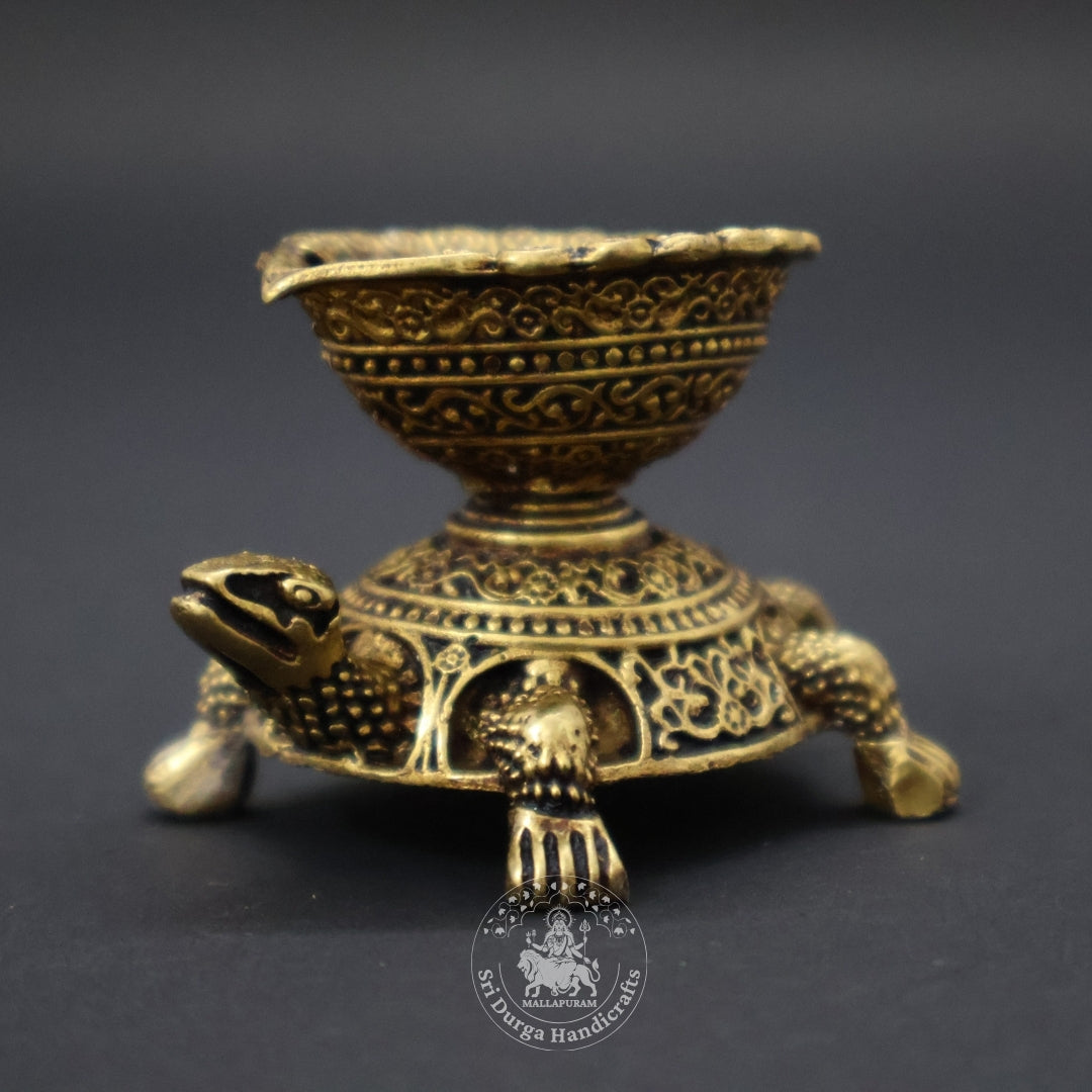 1" Inch Brass Tortoise Deep