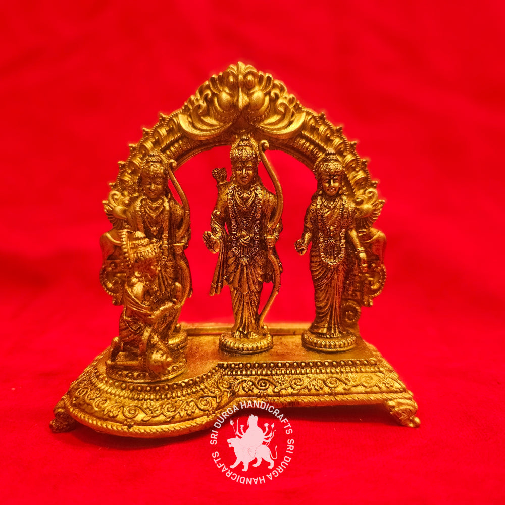 4" inch Brass Ramar Pattabhishekam Idol