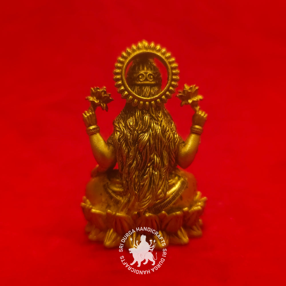 3" inch Brass Kamal Lakshmi Idol