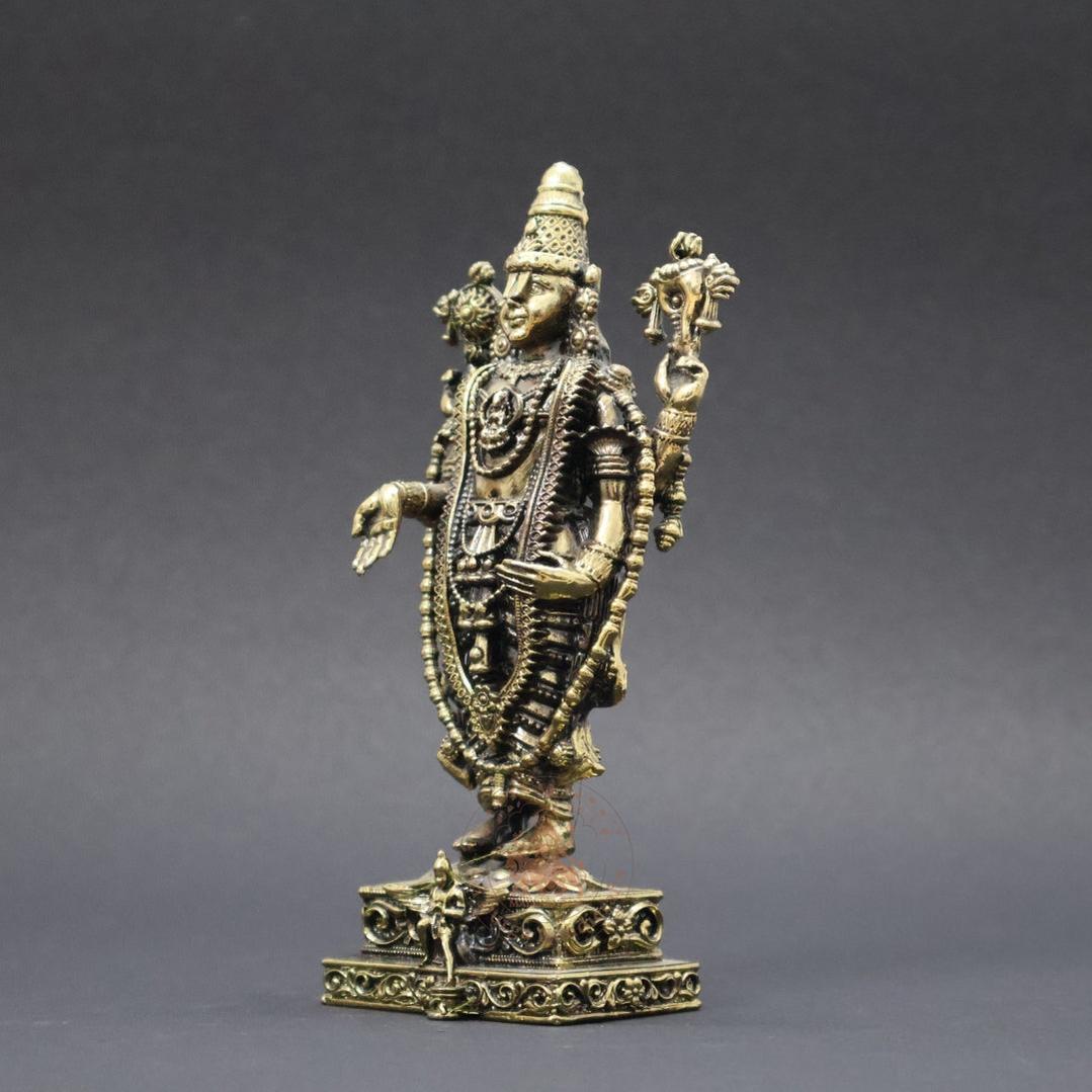 6" Inch New Brass Balaji Antique