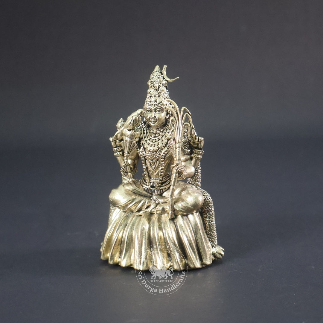 4" Inch Brass Kamatchi Black Antique