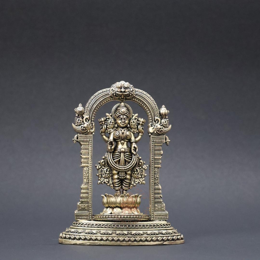 4" Inch Brass Lakshmi Standing