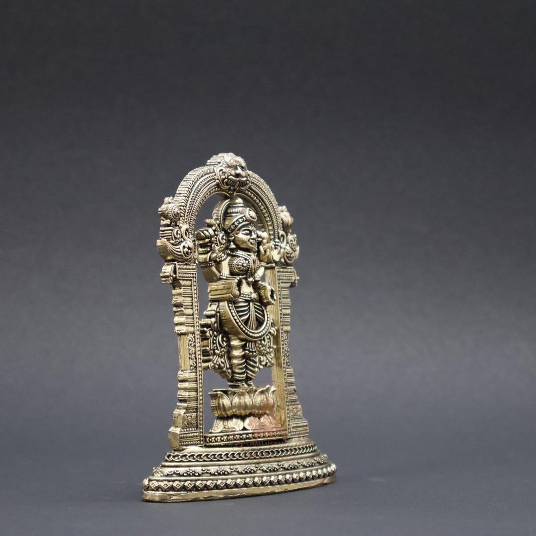 4" Inch Brass Lakshmi Standing