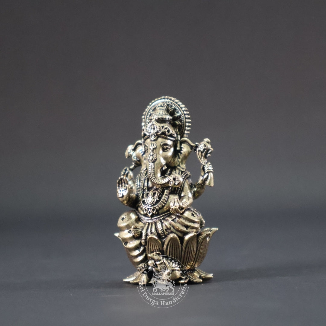 2" Inch Brass Kamal Ganesh