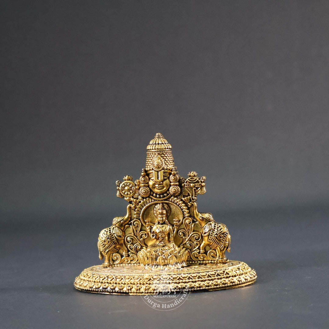 3" Inch Brass Balaji Lakshmi