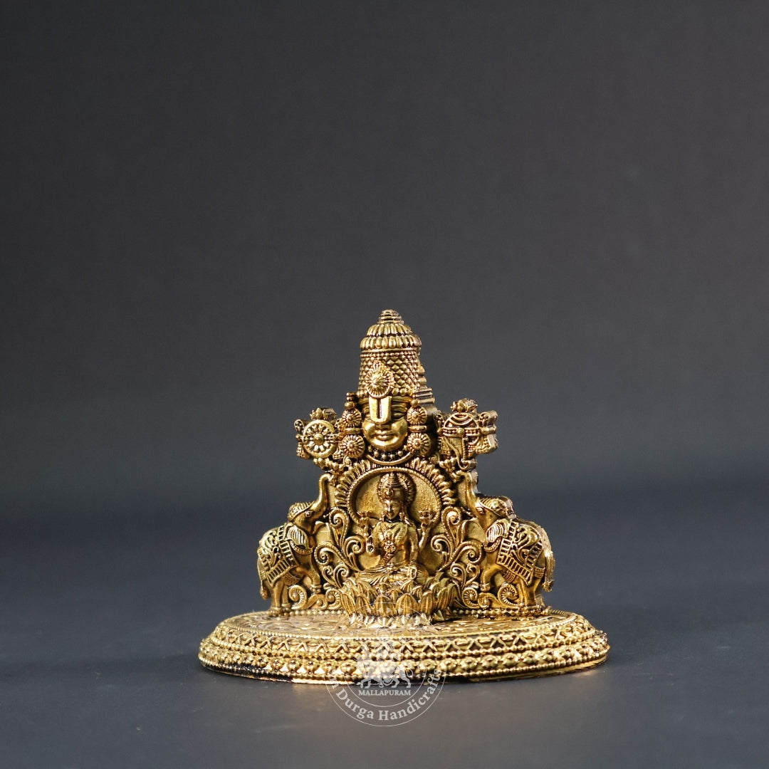 3" Inch Brass Balaji Lakshmi
