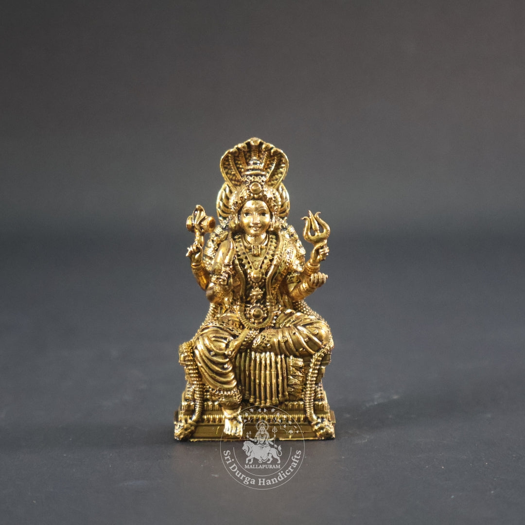 3" Inch Brass Karumari Amman