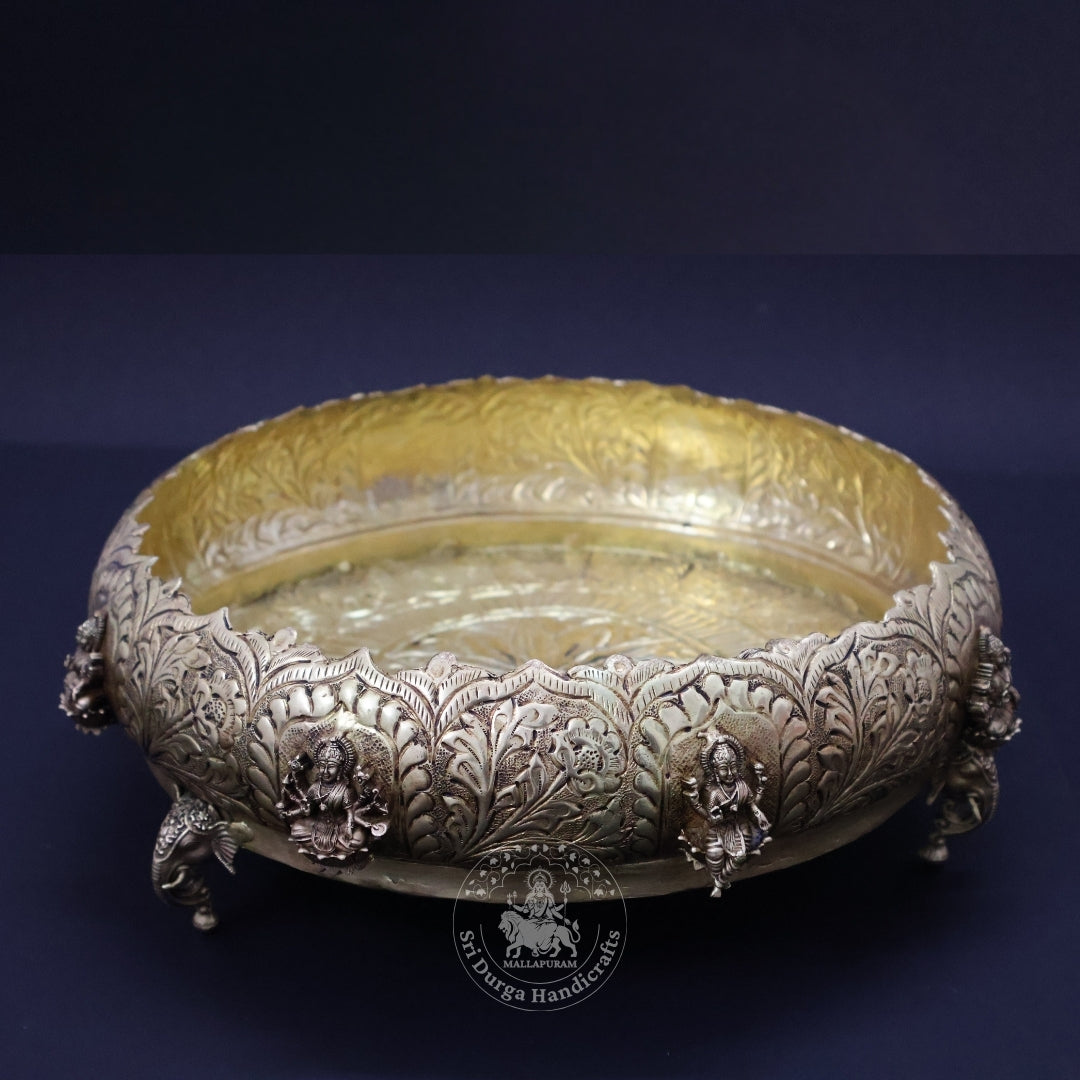Brass Astalakshmi Uruli 4" Inch