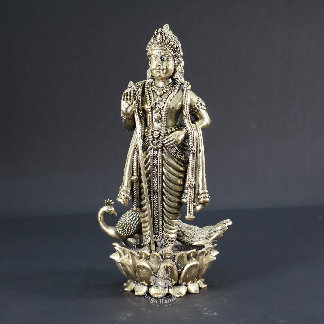 8" Inch Brass Murugar