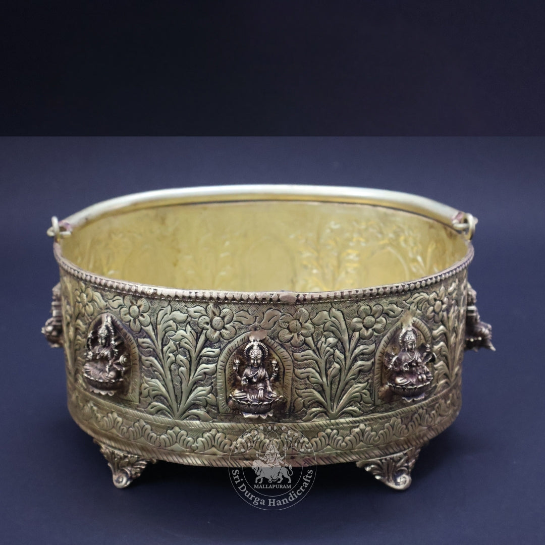 4" Inch Astalakshmi Basket (Oval Shape)