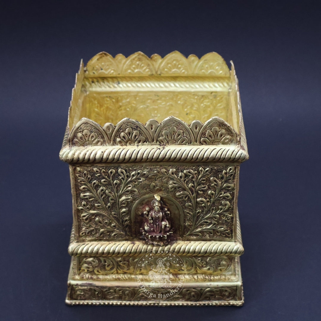 8" Inch Brass Astalakshmi SQI Tulasi Pot