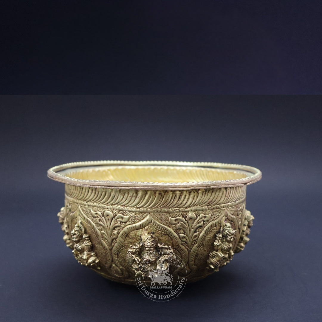 4" Inch Brass Astalakshmi Bowl