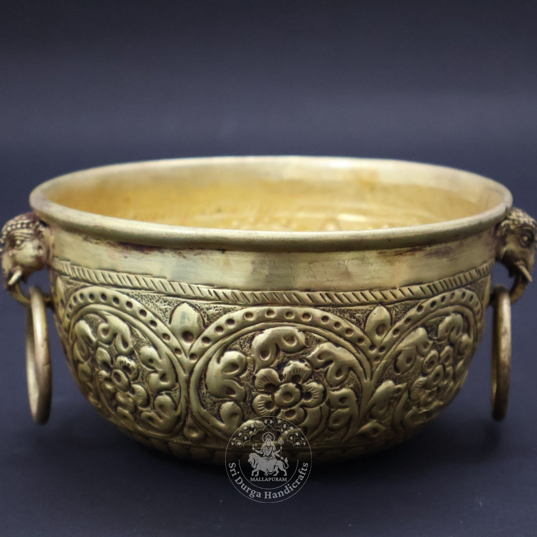 4" Inch Brass Astalakshmi Bowl