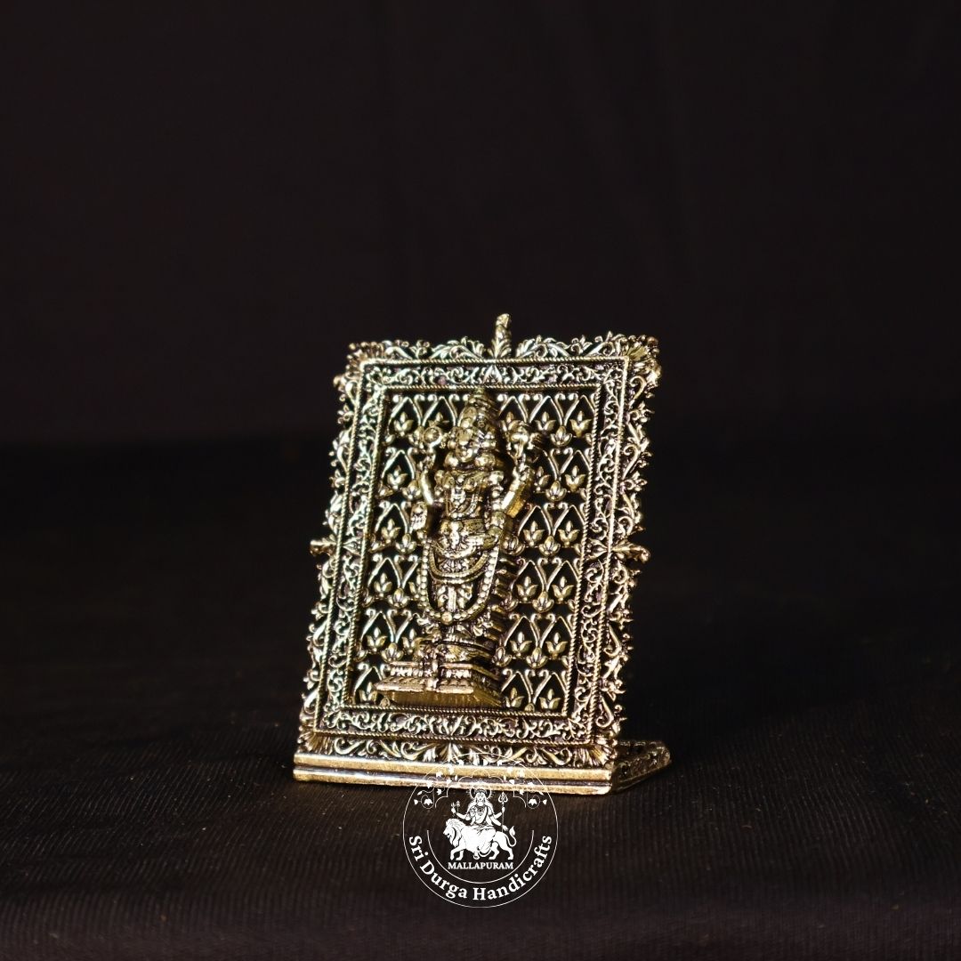 3" Inch Brass Frame Thirupathi Balaji