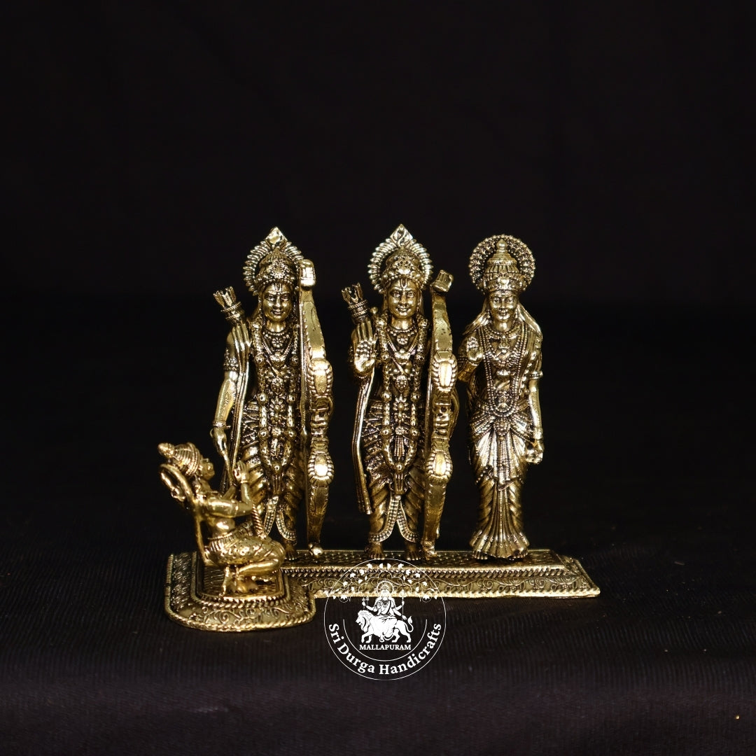 3 Inch Brass Ram Darbar Statue Online