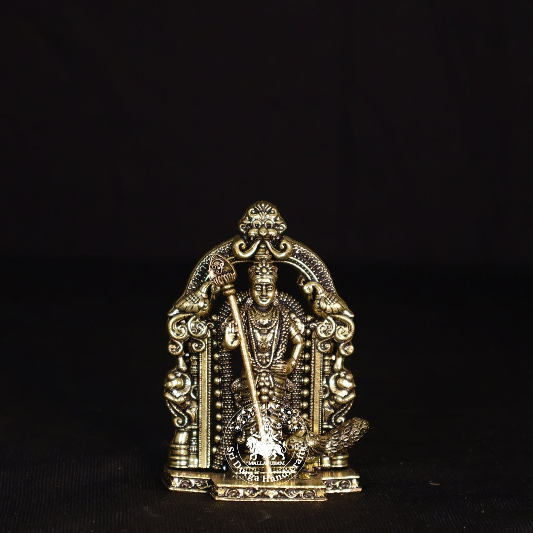 3" Inch Brass Malaysia Murugar Idol