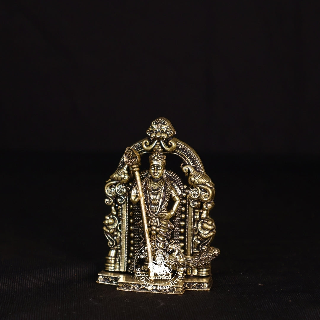 3" Inch Brass Malaysia Murugar Idol
