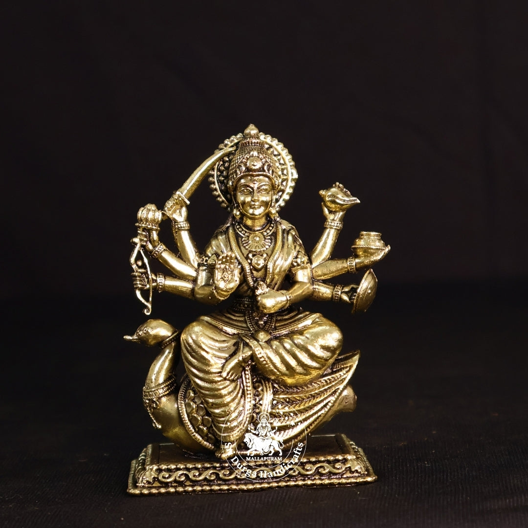 4" Inch Brass Gayathridevi Sitting Idol