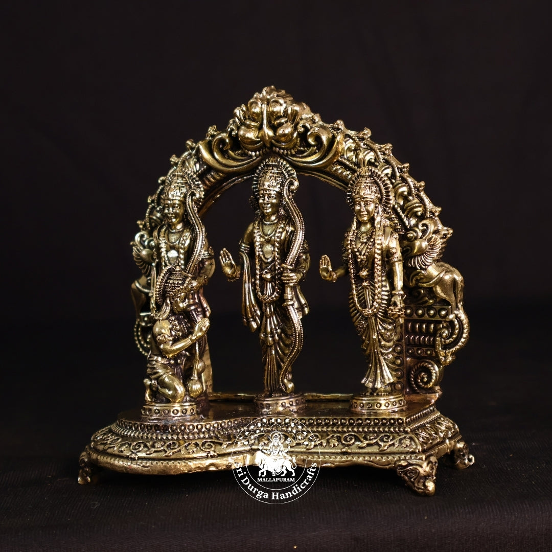 5" Inch Brass Ram Darbar Idol