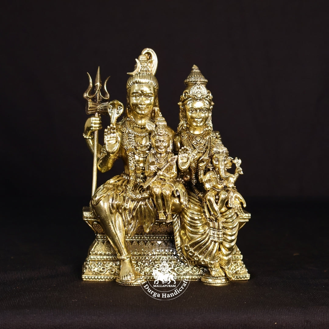 6" Inch Brass New Sivan Family Idol