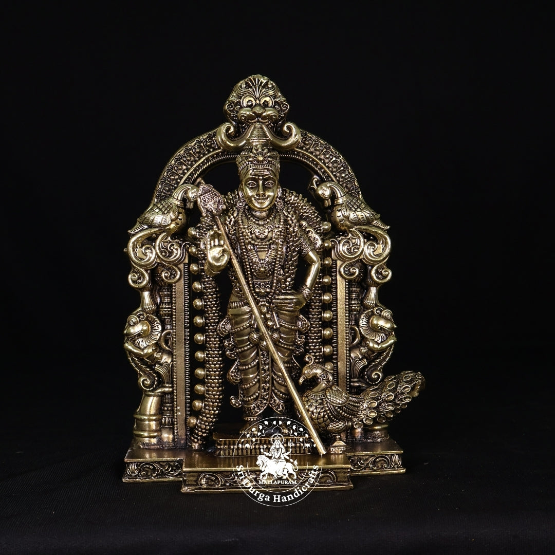 8" Inch Brass Malaysia Murugar Idol