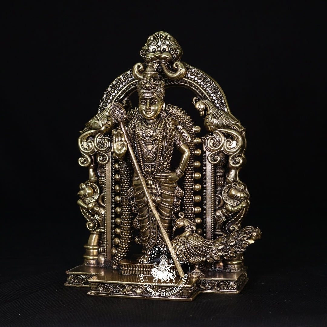 8" Inch Brass Malaysia Murugar Idol