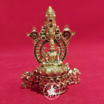 German Silver Perumal Lakshmi Gift Box