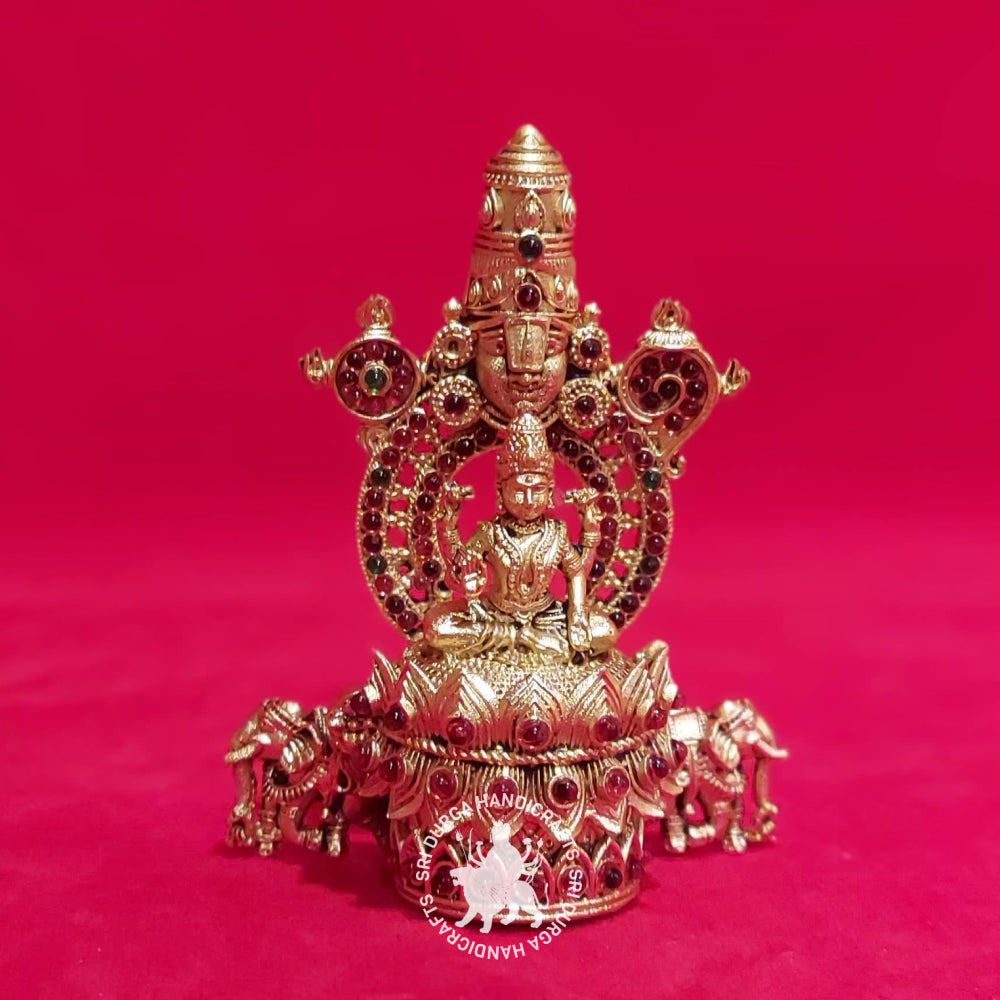 German Silver Perumal Lakshmi Gift Box