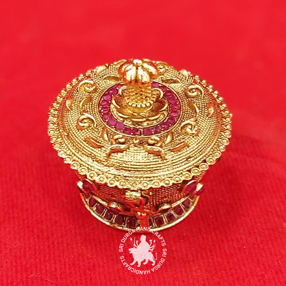 German Silver Flower Fancy Gift Box