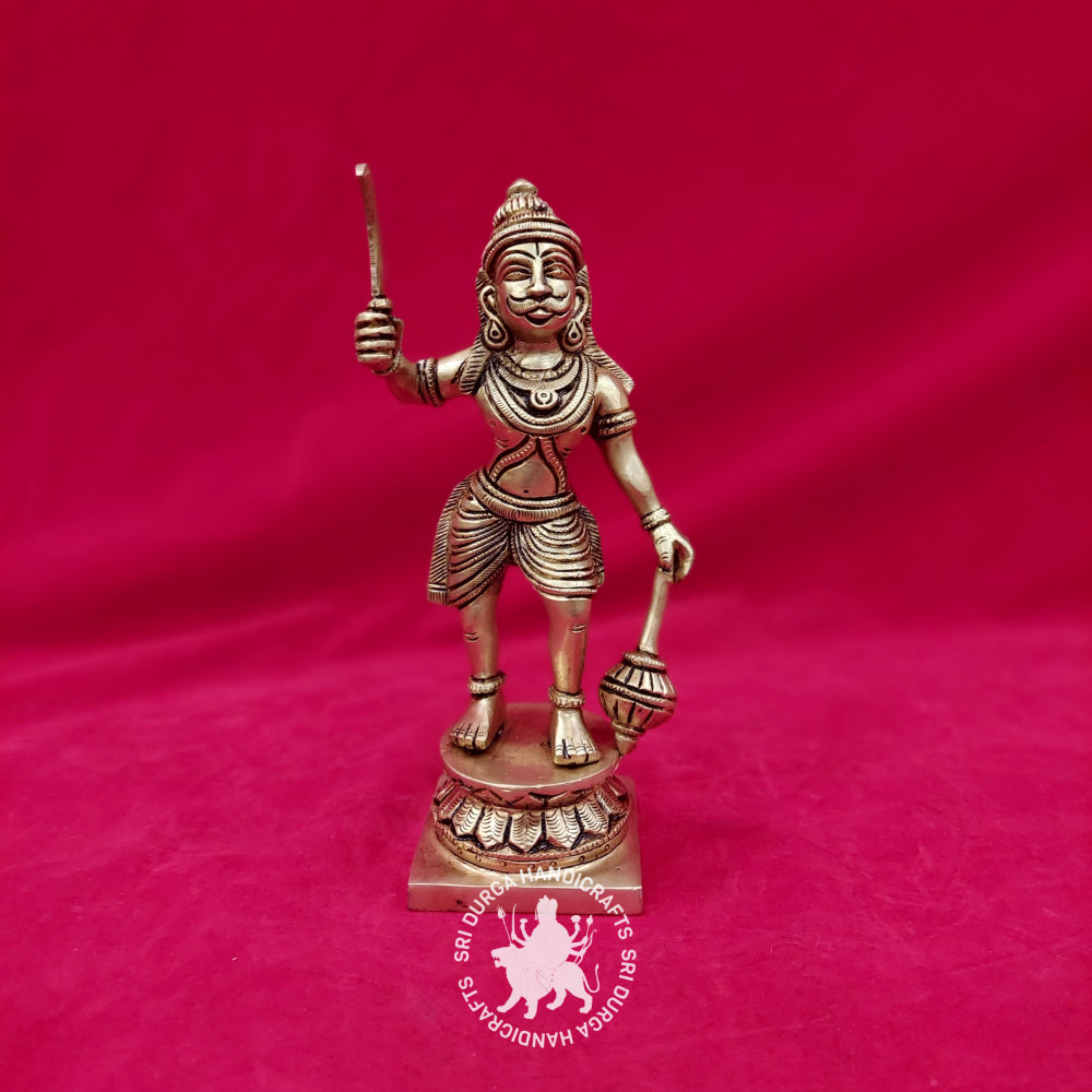 9" inch Brass Madurai Veeran Idol