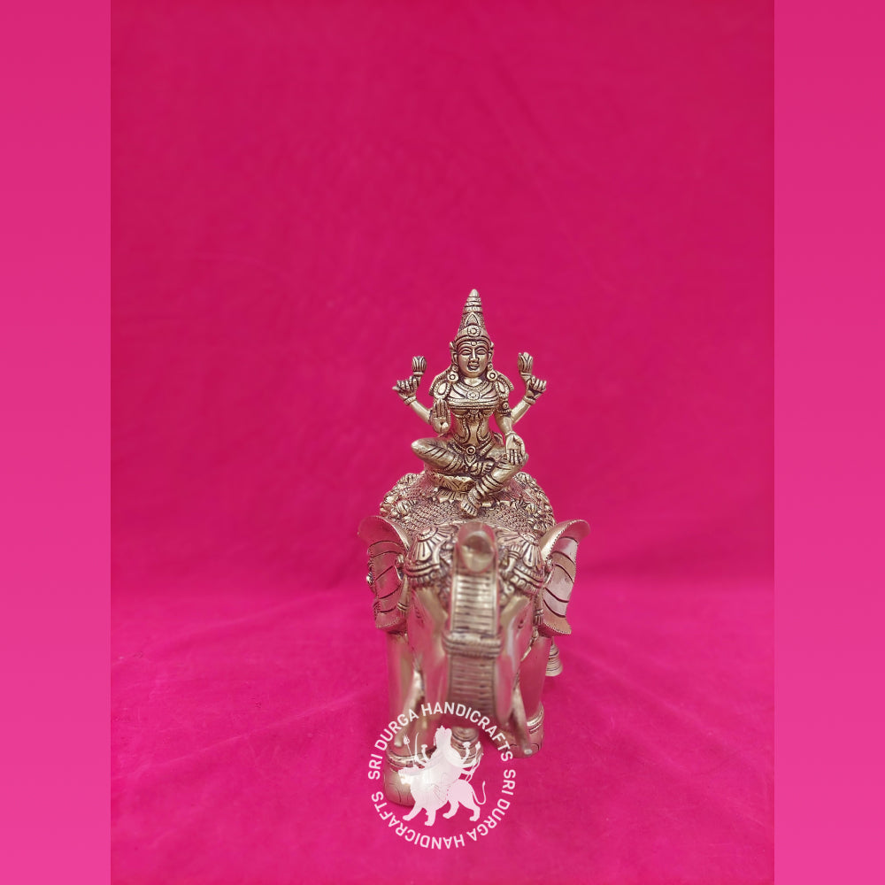 16" inch Brass Astalakshmi Elephant Idol