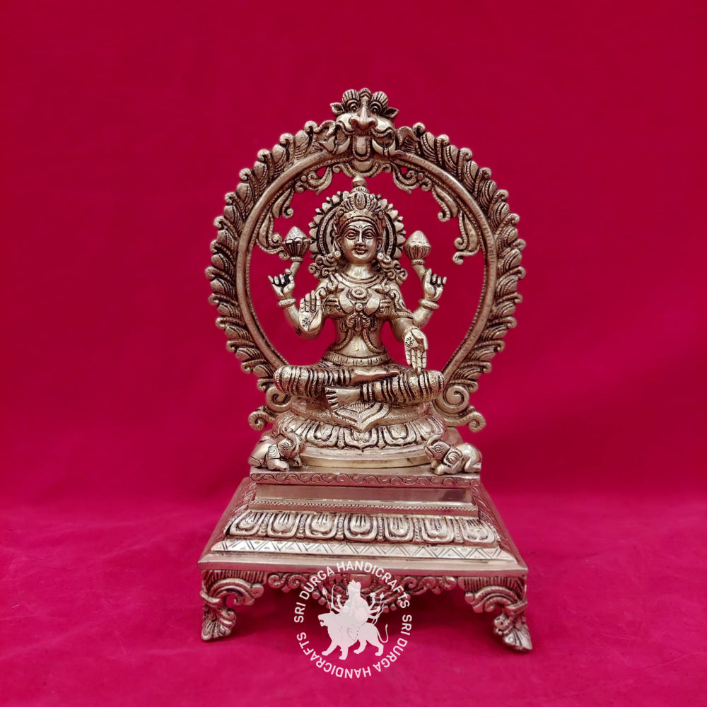 14" inch Brass Lakshmi with Thiruvatchi Idol