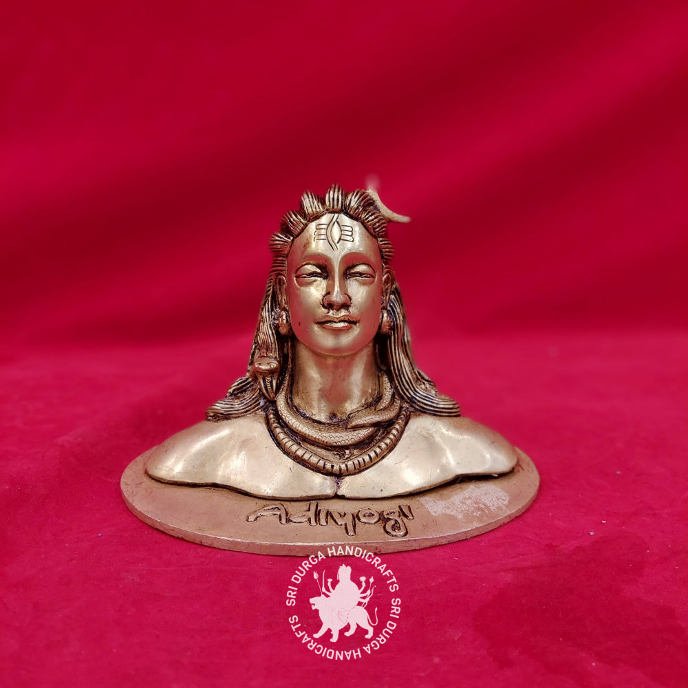 5" inch Brass Adiyogi Idol