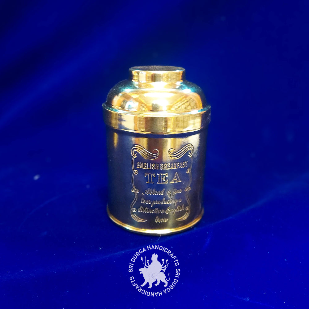 5.5" inch Brass Round Sugar Box Small Set (2625ABC) Gift Item