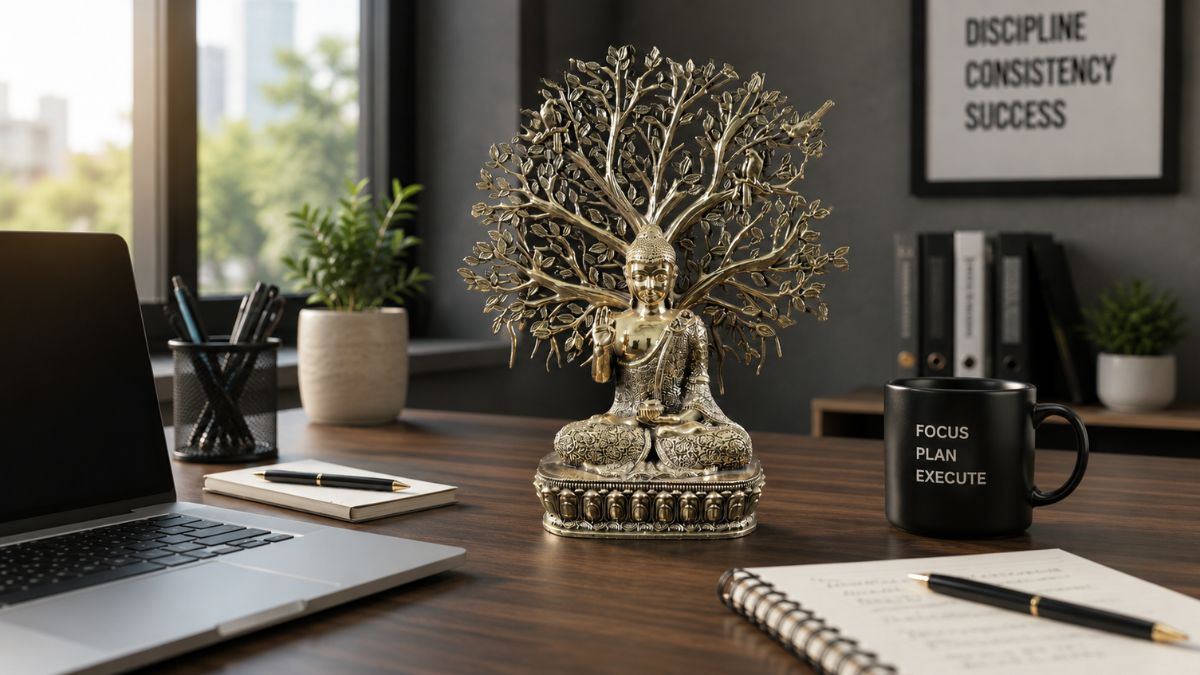 The Office Desk Idol: Why More Working Professionals Are Keeping Brass Idols at Their Workspace