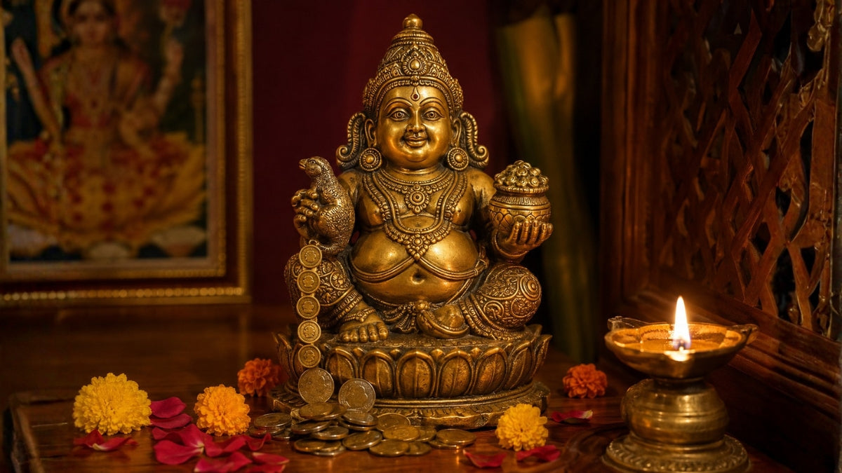 Kubera in Brass: The God of Wealth That Most People Don't Know to Keep at Home