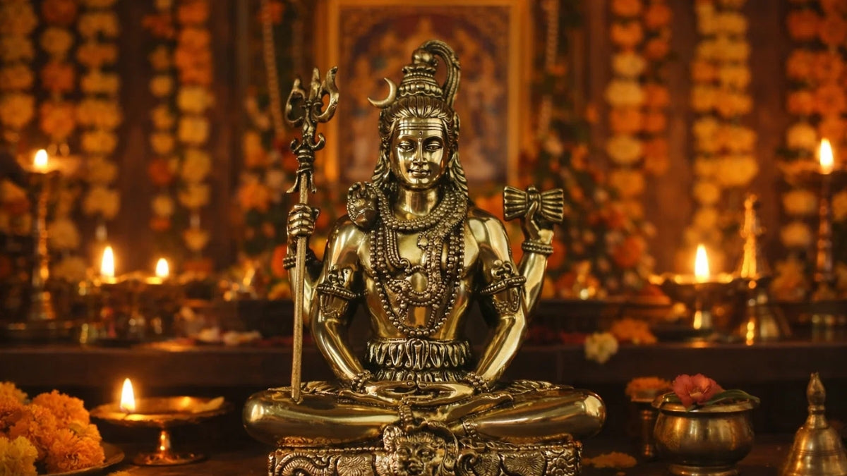 Why a Brass Shiva Idol Brings Peace and Spiritual Strength Indoors
