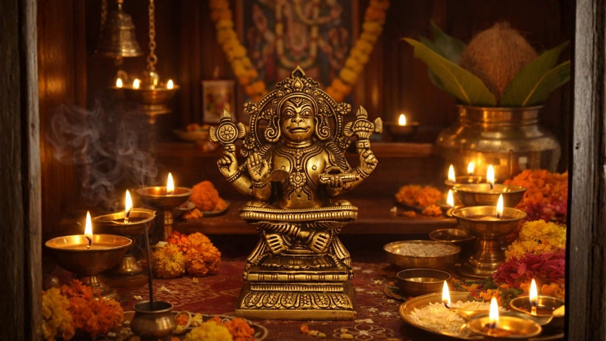 The Courage Within: How a Brass Hanuman Idol Energizes Your Home