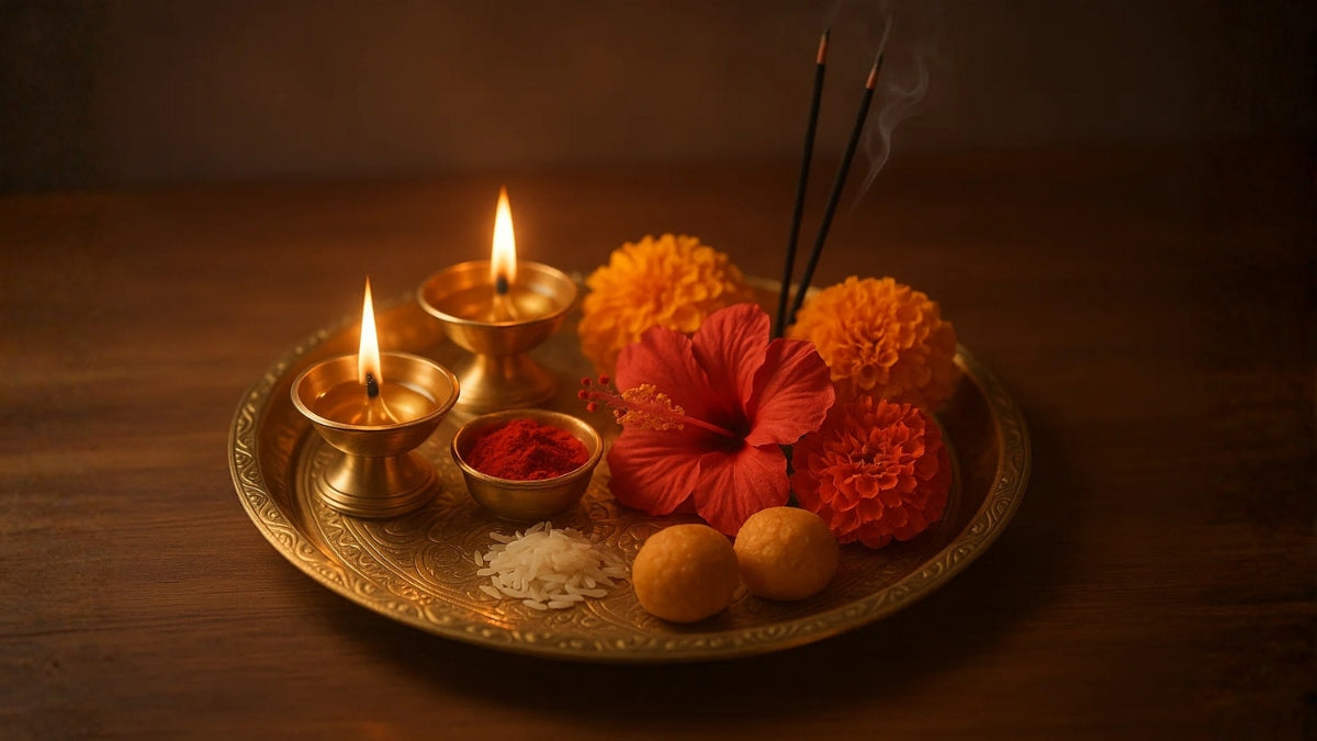 The Sacred Plate: Understanding the Purpose and Beauty of a Puja Thali