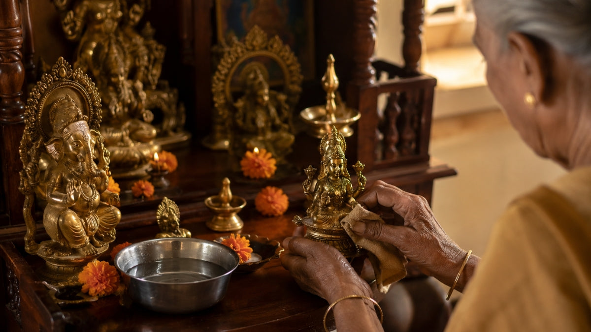 Why My Grandmother Never Let Anyone Touch the Brass Idols Without Washing Their Hands First