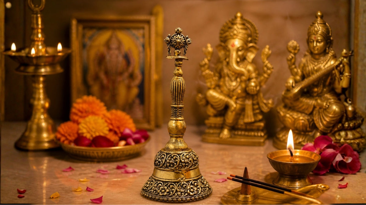 Brass Temple Bells: The Subtle Sound that Elevates Spiritual Vibes at Home