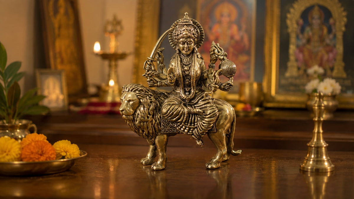 Durga Amman in Brass: The Idol That Makes a House Feel Like No One Can Touch It