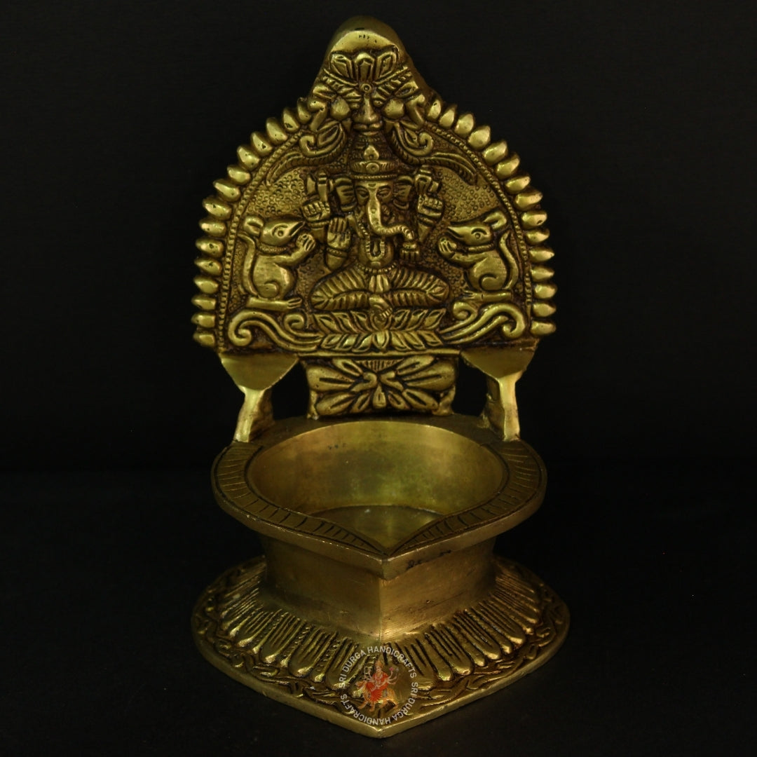 Brass Ganesh Vilakku