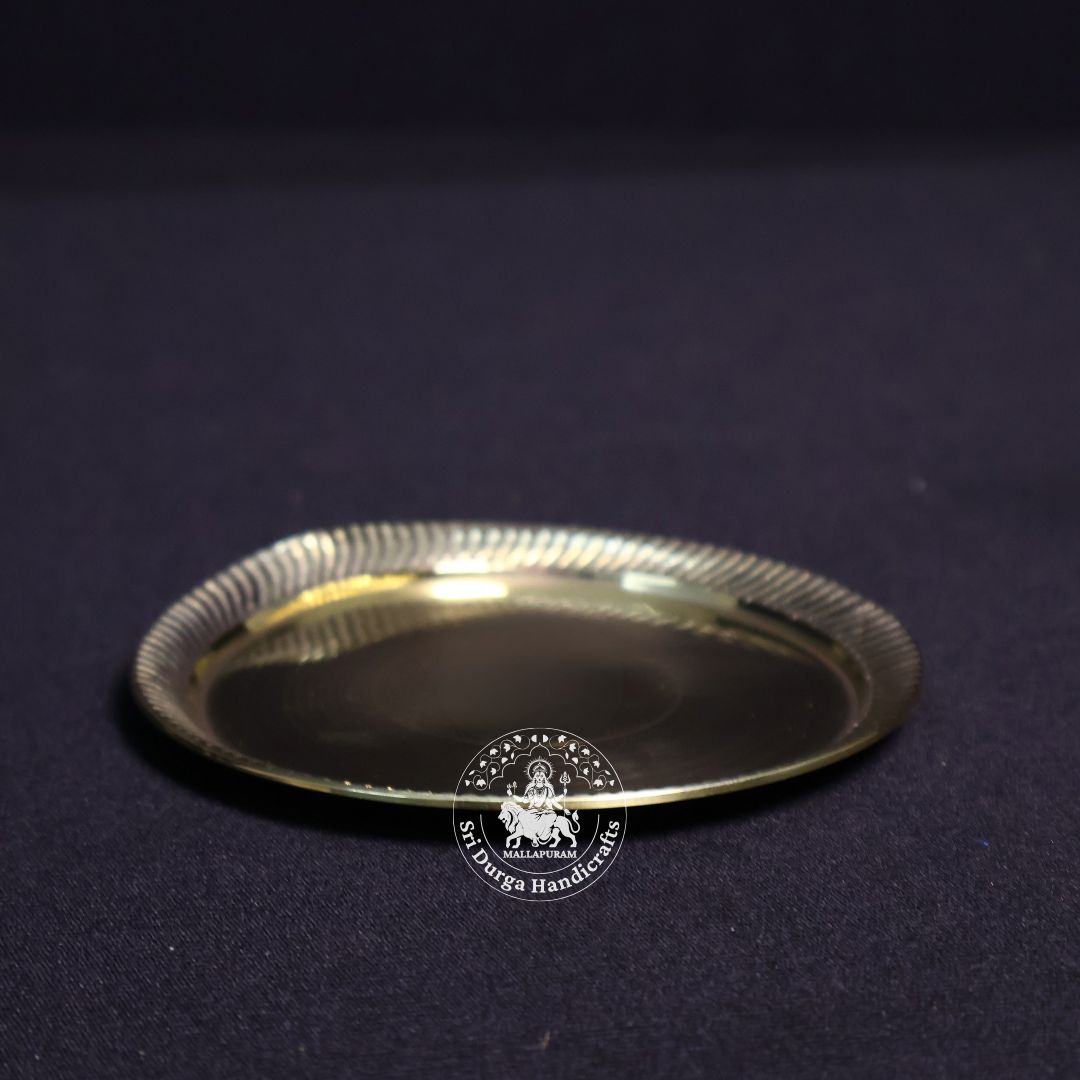 Brass Pintray Plain – Size No:4