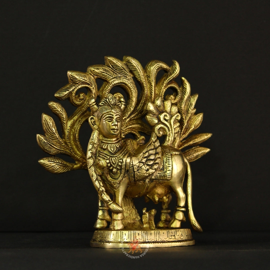 8" inch Kamadenu Beneath Sacred Tree