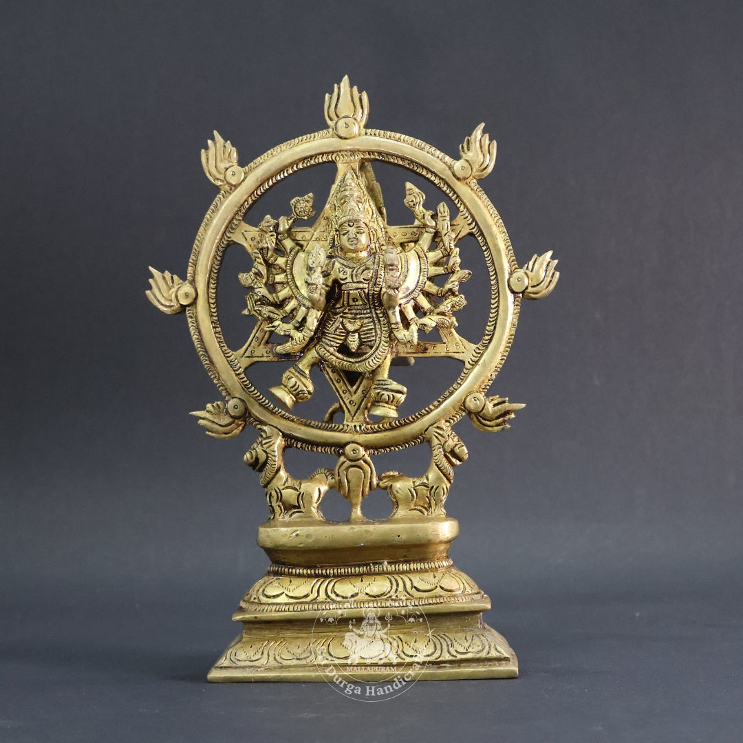 9" Inch Brass Chakarathualvar