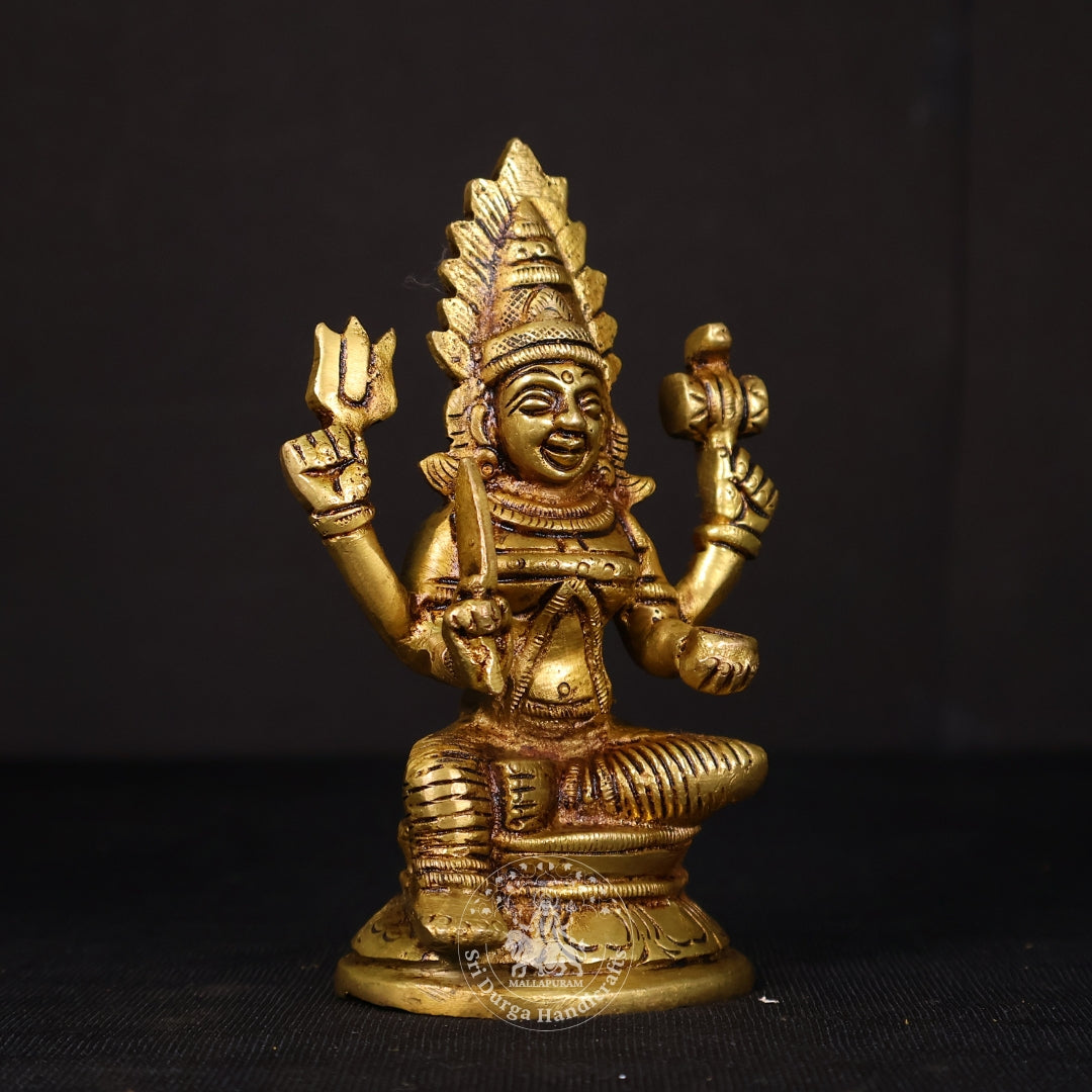 5" Inch Brass Mariamman Idol