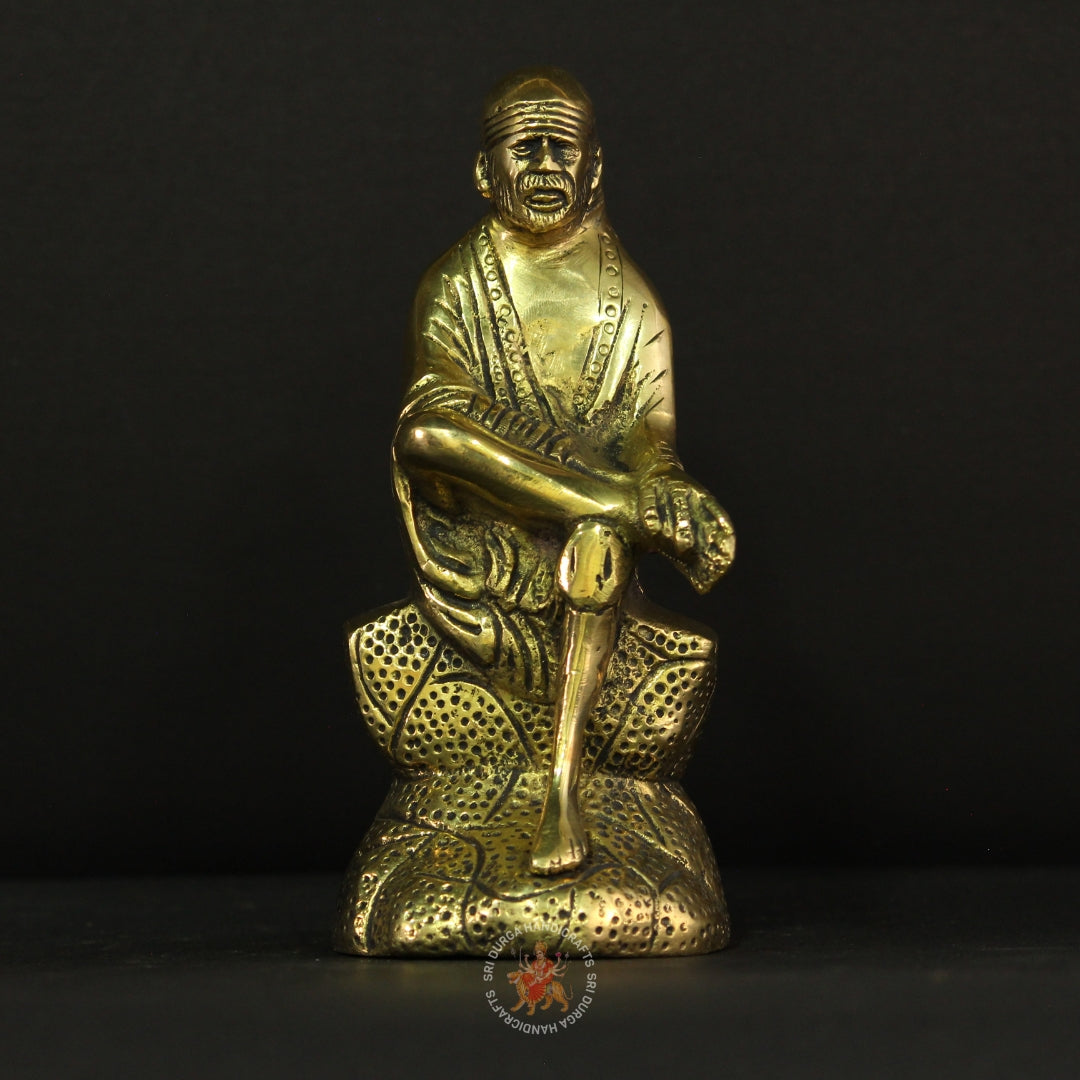 Sai Baba Blessings Brass Idol