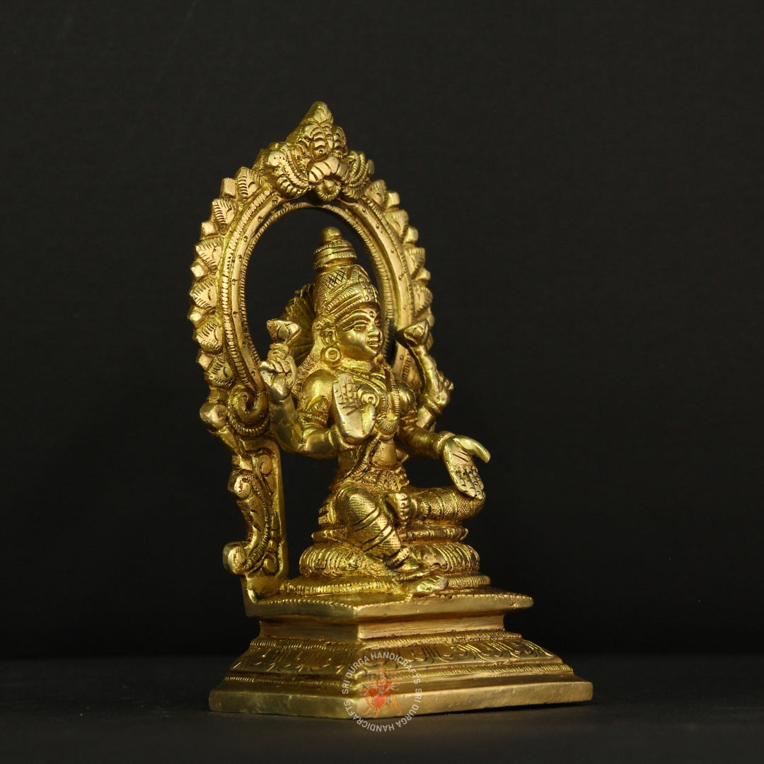 Brass Lakshmi with Holy Thiruvatchi