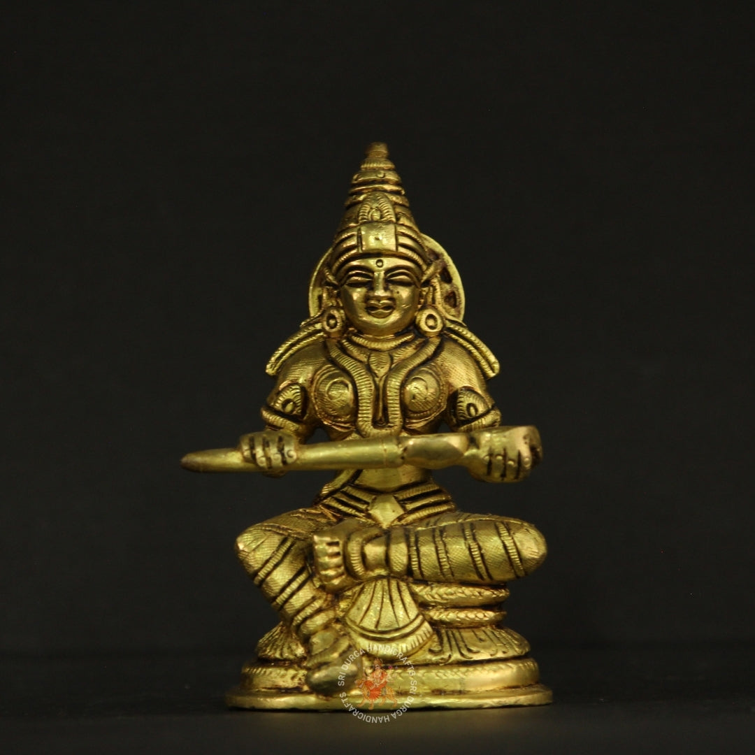 5" Goddes Annapoorni Brass Idol